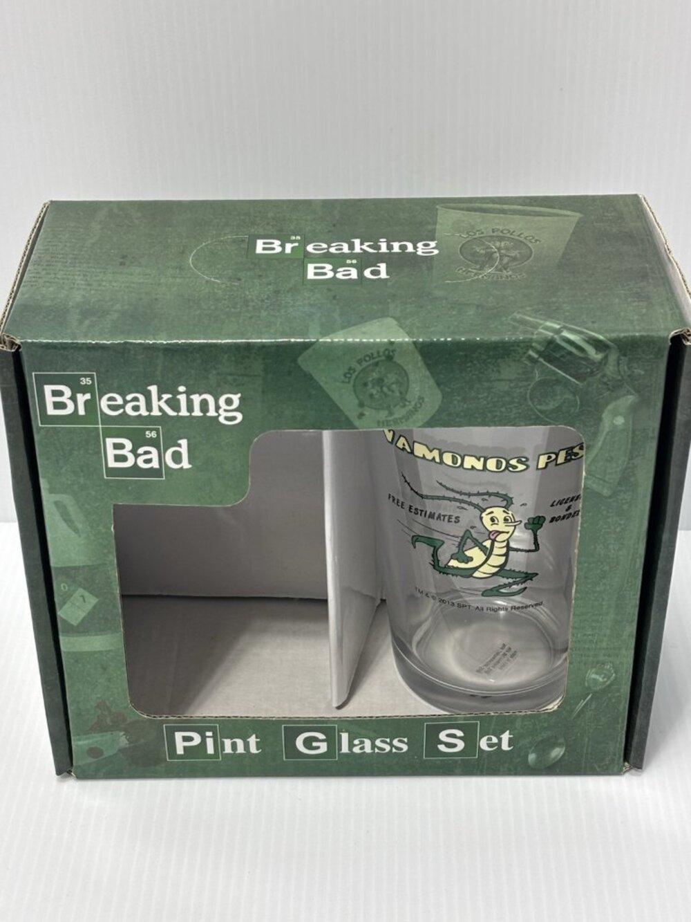 Breaking Bad Vamonos Pest Pint Glass 1pc Only - 16oz Drinking Glass 1pc!